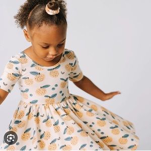 EUC alice and ames ballet tank dress - size 10 - fruity harvest